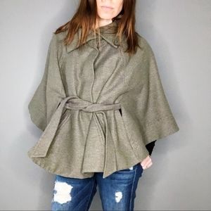 Anthropologie Taikonhu Somerset Tweed Cape Jacket